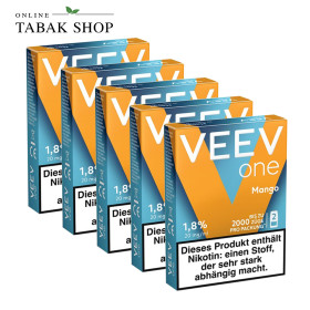 VEEV ONE Pods Mango – 5er Vorteilspack (5 × 2 Pods)