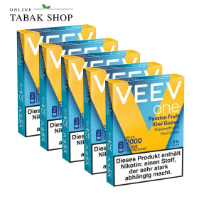 VEEV ONE Pods Passionfruit Kiwi Guava – 5er Vorteilspack (5 × 2 Pods)