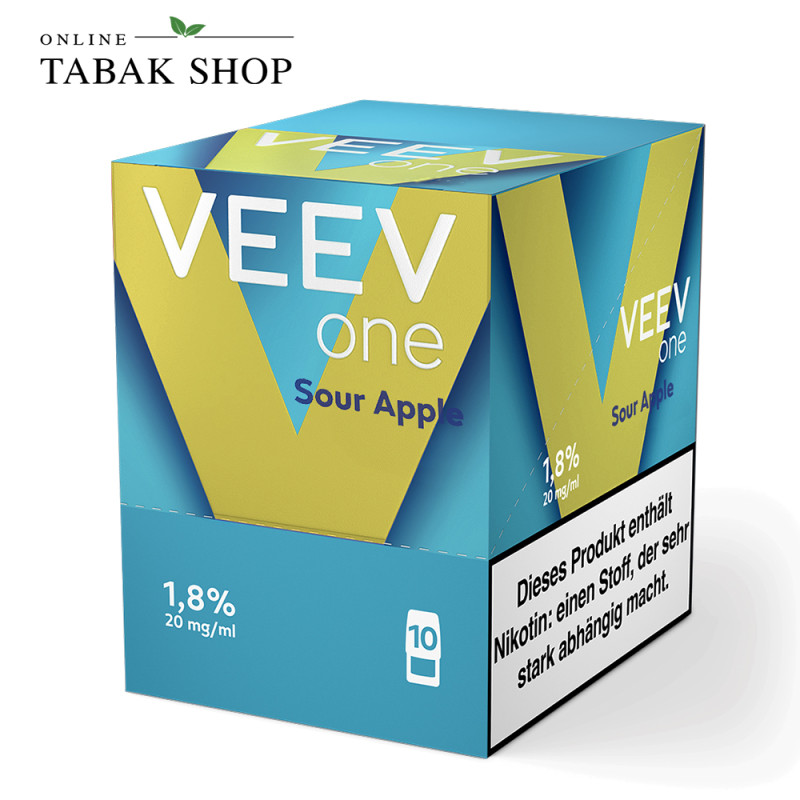 VEEV Pods Sour Apple – 5er Vorteilspack (5 × 2 Pods) packung