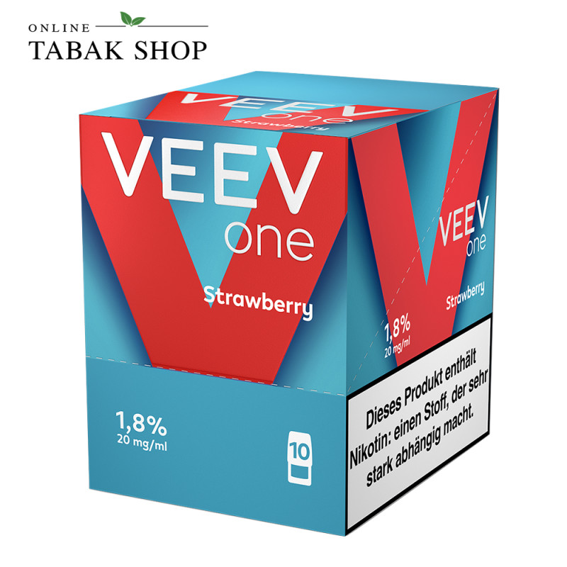 VEEV Pods Strawberry – 5er Vorteilspack (5 × 2 Pods) packung