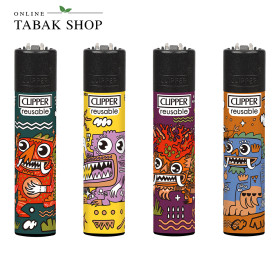 Clipper Classic Weird – Feuerzeuge Motivset (4er-Pack)