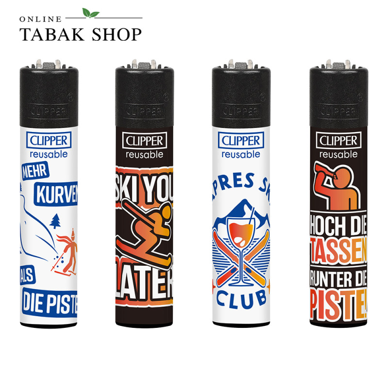 Clipper Classic APRES SKI – Feuerzeuge Motivset (4er-Pack)