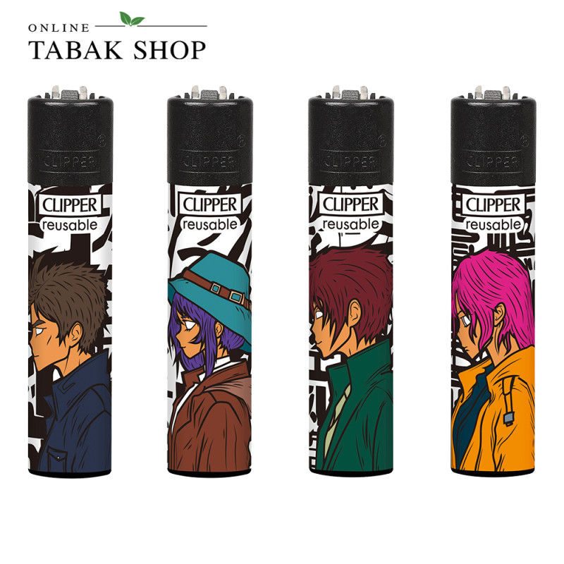 Clipper Classic Anime Soul – Feuerzeuge Motivset (4er-Set)