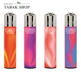 Clipper Standard Pink Nebula – Feuerzeuge Motivset (4er-Pack)