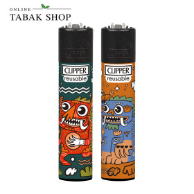 Clipper Classic Weird – Feuerzeuge 2er-Set (sortiert)