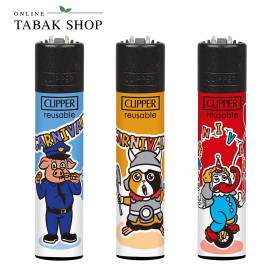 Clipper Classic Carnival Animals – Feuerzeuge Motivset (3er-Set)