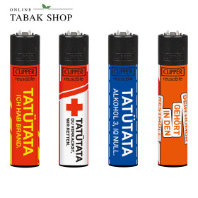Clipper Classic TATÜTATA – Feuerzeuge 4er-Set