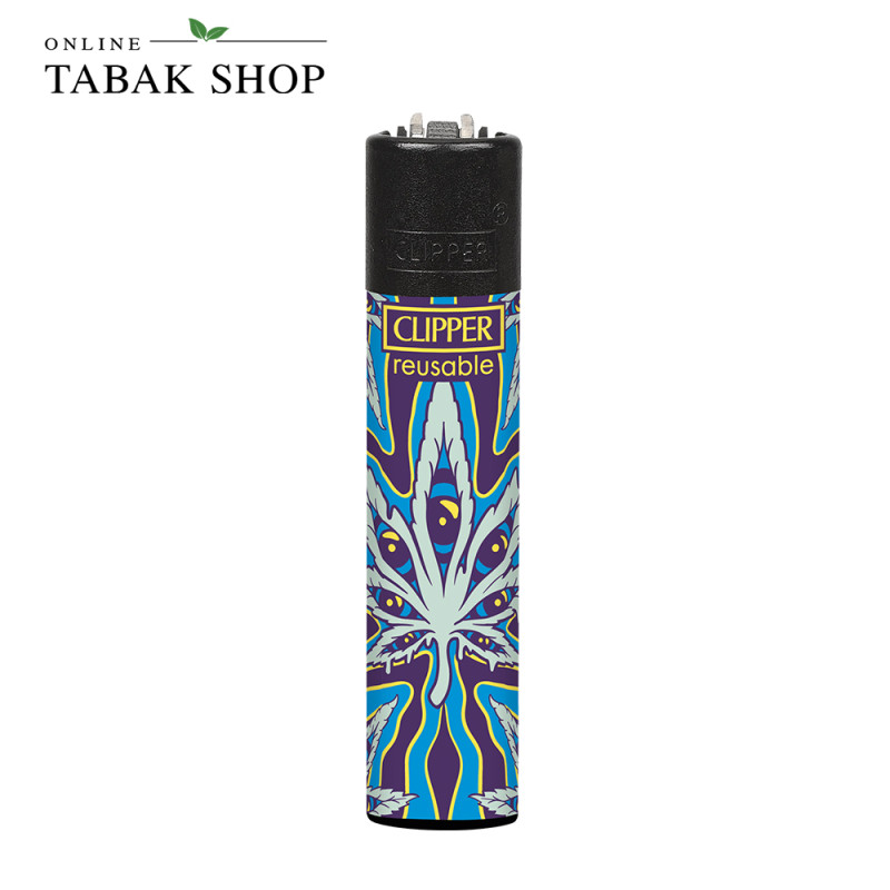 Clipper Classic PSYCHEDELIC LEAF – Blau (Einzelstück)