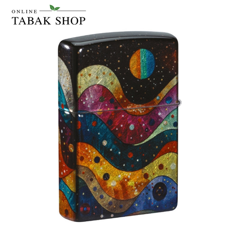 ZIPPO Fusion 540° Abstract Space Design Feuerzeug - back