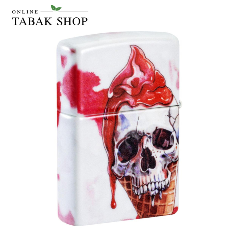 ZIPPO Color 540° Horror/Goth Skul Ice Feuerzeug - back