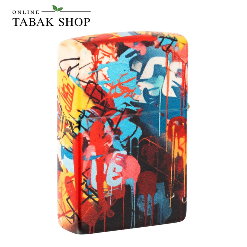 ZIPPO Color 540° Street Art Face Feuerzeug - back