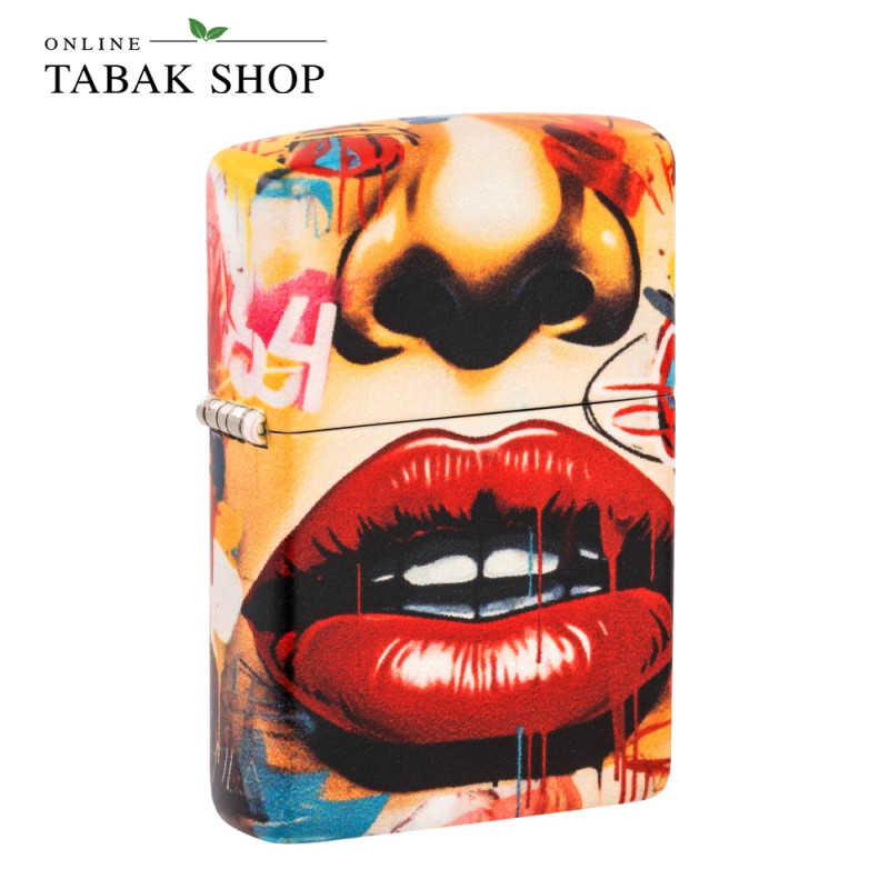 ZIPPO Color 540° Street Art Face Feuerzeug - front
