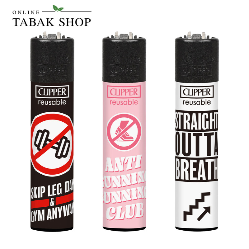 Clipper Classic ANTI SPORT – Feuerzeuge Motivset (3er-Pack)