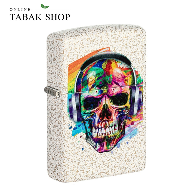 ZIPPO Mercury Glass Skull Headphones – Sturmfeuerzeug 60006144