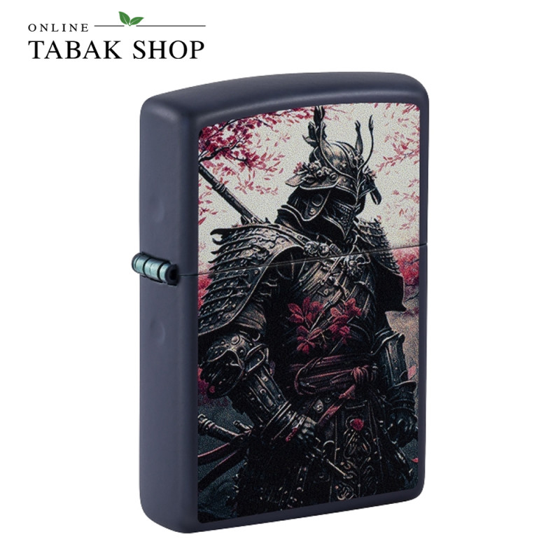 ZIPPO Navy Blue Matt Samurai Warrior – Sturmfeuerzeug 60007373