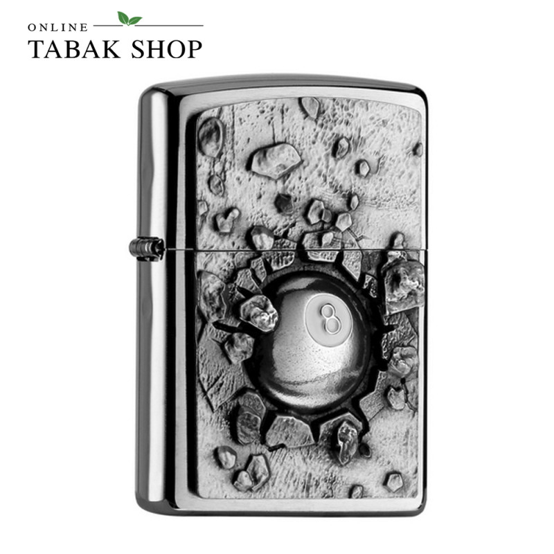 ZIPPO Chrom Eight Ball in Wall - Sturmfeuerzeug 2004738
