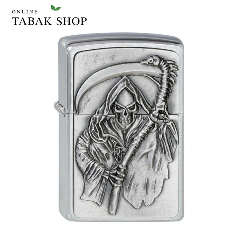 ZIPPO Chrom Gebürstet Plakette Reaper’s Curse – Sturmfeuerzeug 2000856