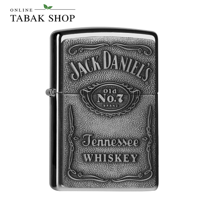 ZIPPO Chrom Poliert Plakette Jack Daniel’s – Sturmfeuerzeug 60001209