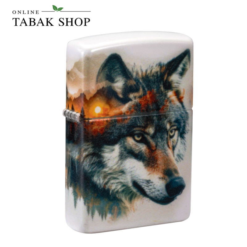 ZIPPO color 540° Wolf and Mountain - Sturmfeuerzeug 60007507