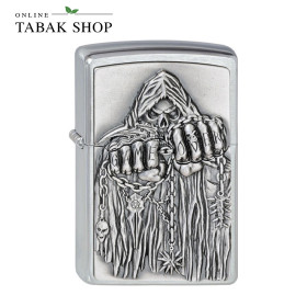ZIPPO Chrom Gebürstet Plakette Game Over – Sturmfeuerzeug 2000860