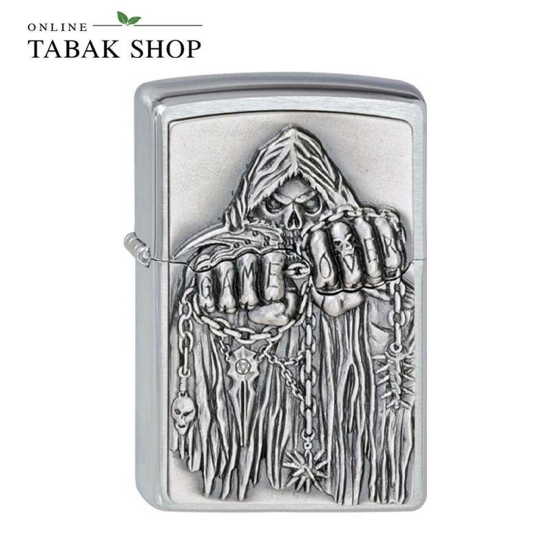 ZIPPO Chrom Gebürstet Plakette Game Over – Sturmfeuerzeug 2000860