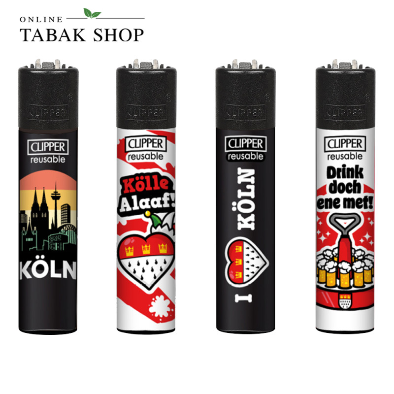 Clipper Large Sonder Edition FFX Köln 2 - Feuerzeuge (4er Set)