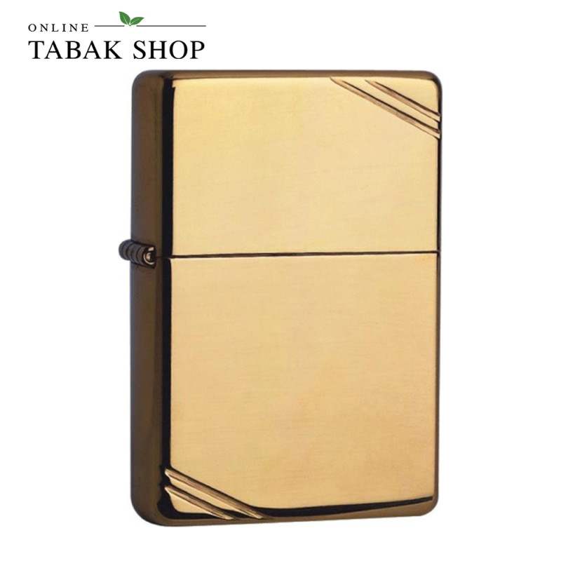 ZIPPO Messing Poliert Vintage Streifen - Sturmfeuerzeug 60001168