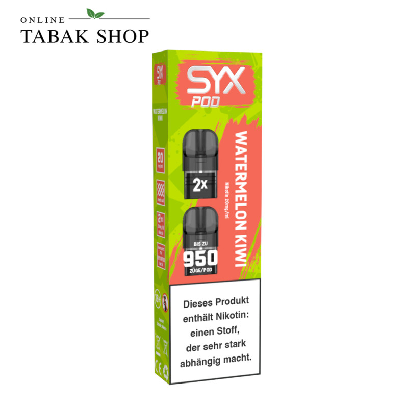 SYX POD Watermelon Kiwi 20 mg 2×2 ml