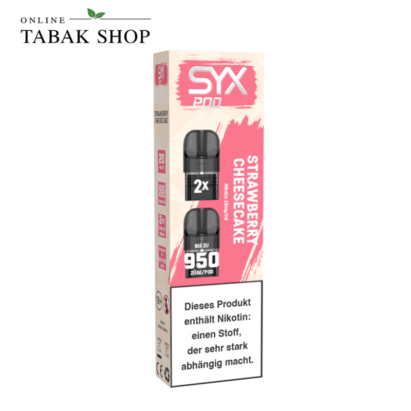 SYX POD Strawberry Cheesecake 20 mg 2×2 ml