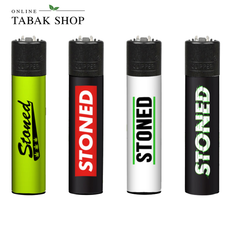 Clipper Large Sonder Edition FFX Stoned - Feuerzeuge (4er Set)
