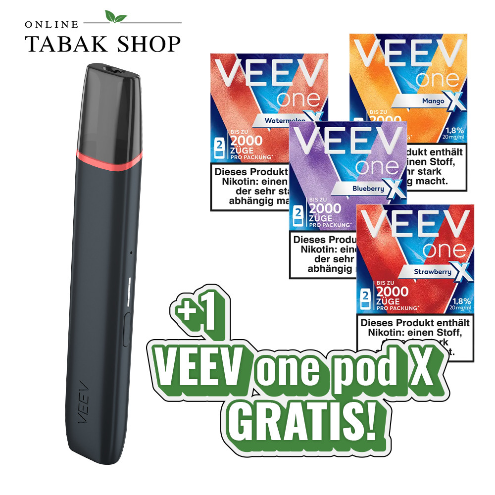 VEEV One Device kaufen + 1 Packung VEEV One Pods X gratis VEEV One Device kaufen + 1 Packung VEEV One Pods X gratis