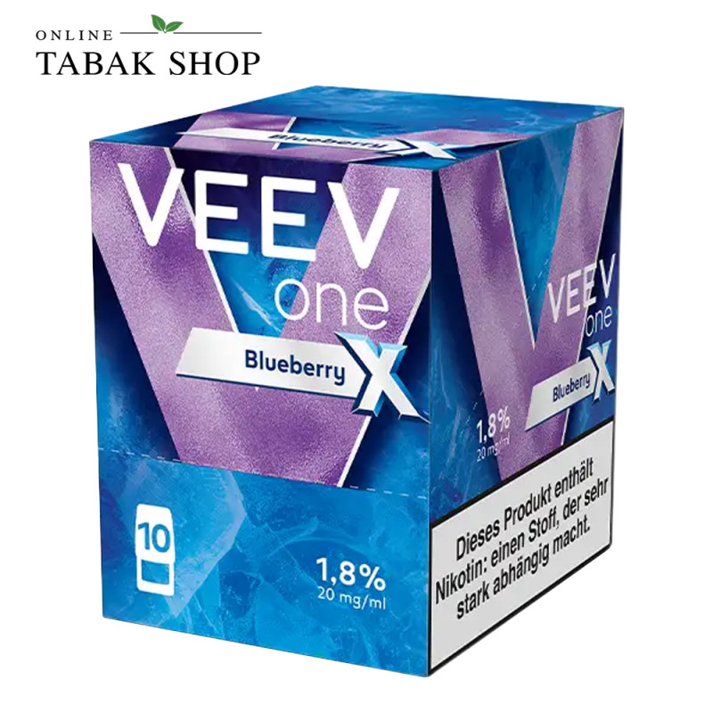 VEEV One Pods Blueberry X - 5er Vorteilspack (5 × 2 Pods)