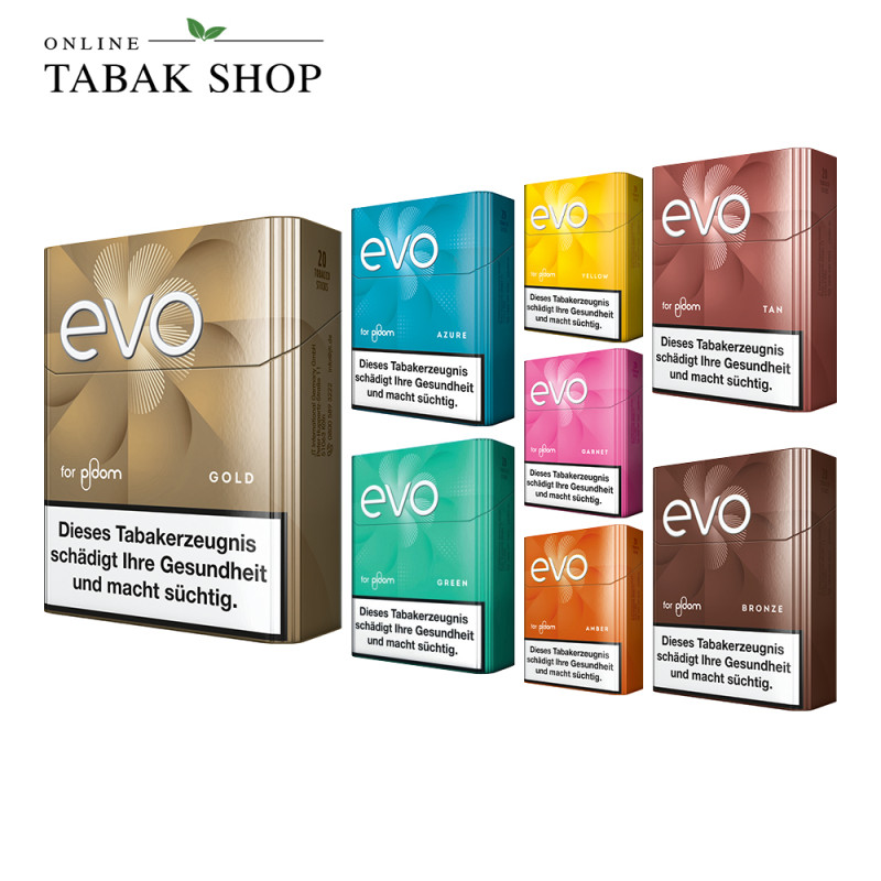 EVO Sticks für PLOOM Geräte Probierpaket (8x 20 Stück)