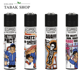 Clipper Classic Handwerker – Feuerzeuge Motivset (4er-Pack)