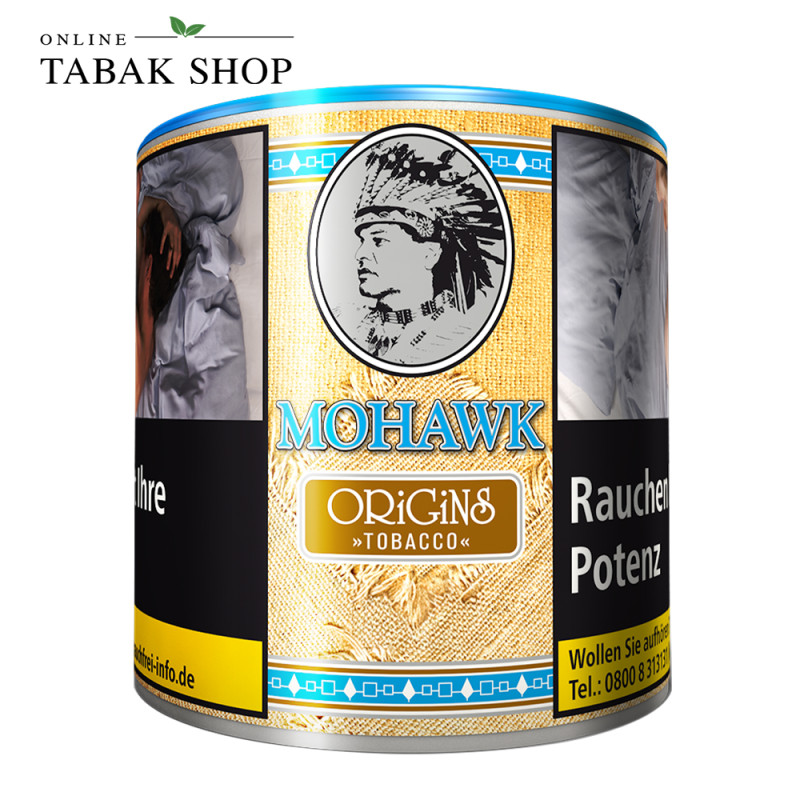 Mohawk Origins Tabak (ohne Zusätze) 70g Dose