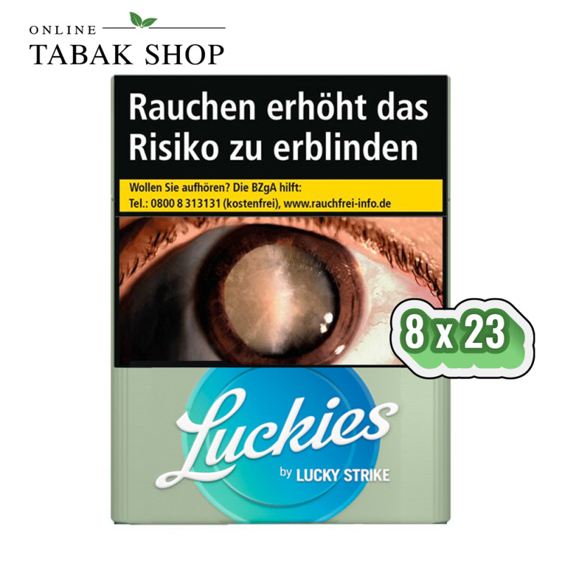 Luckies by Lucky Strike Blue Zigaretten Giga (8 x 23er)