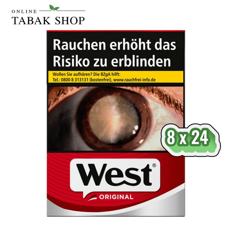 West Original Zigaretten XXL (8 x 24er)