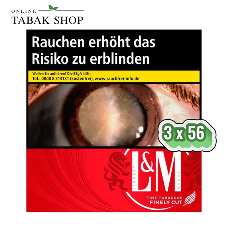 L&M Red Label Zigaretten 7XL (3 x 56er)