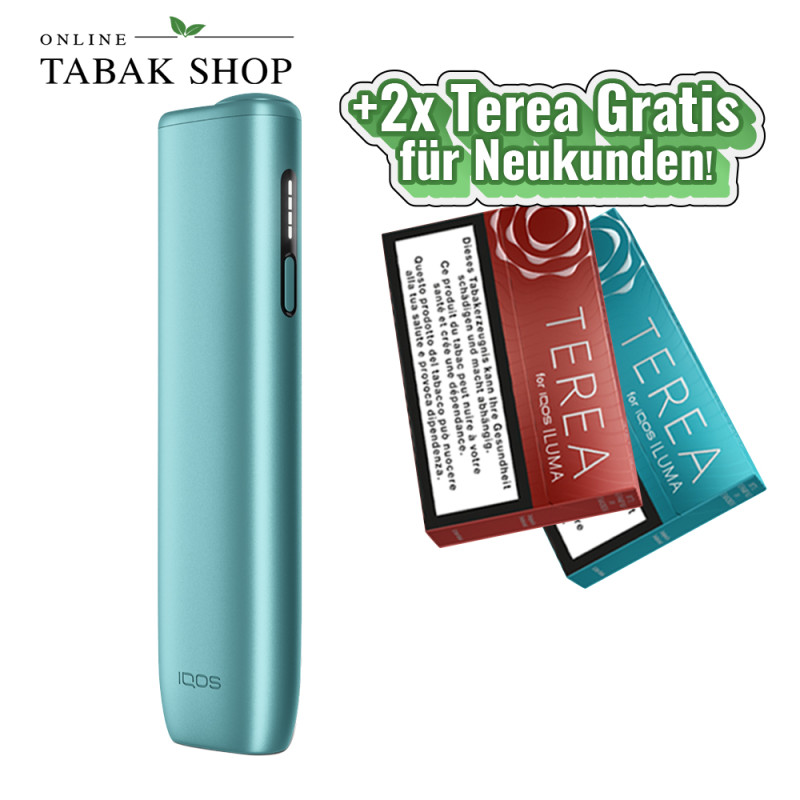 IQOS ILUMA i ONE Breeze Blue + 40 TEREA Sticks nach Registrierung*