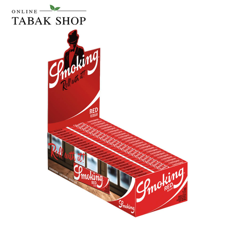 Smoking Red Regular Papers Box