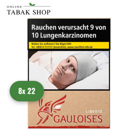 Gauloises Liberte Rot XXL Zigaretten (8 x 22er)