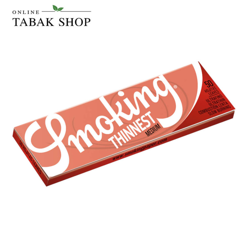 Smoking Thinnest Medium Papers 50er Blättchen