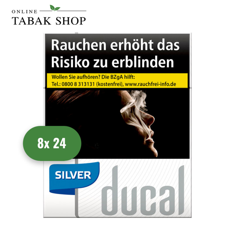 Ducal Silver Zigaretten XL (8 x 24er)