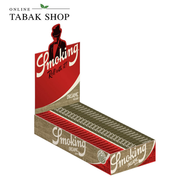 Smoking Organic Medium Papers Box