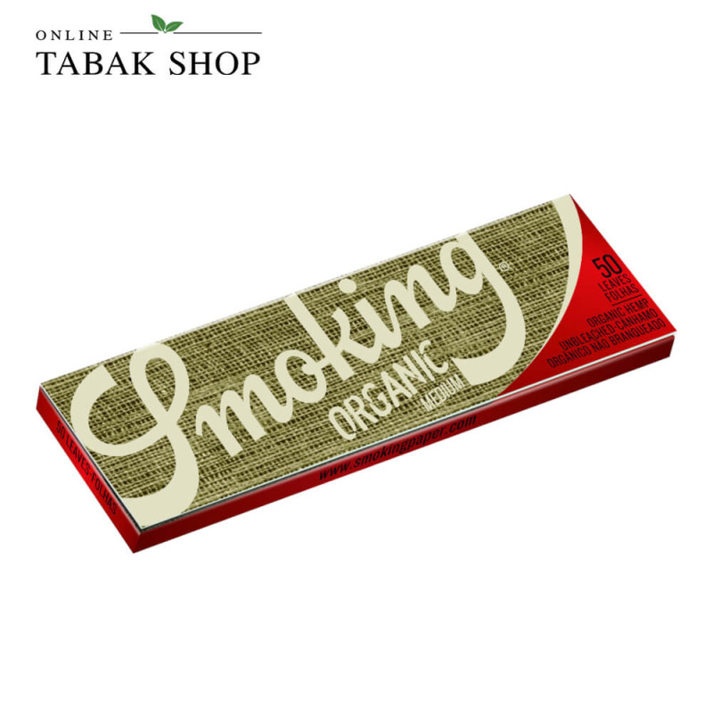 Smoking Organic Medium Papers 50er Blättchen