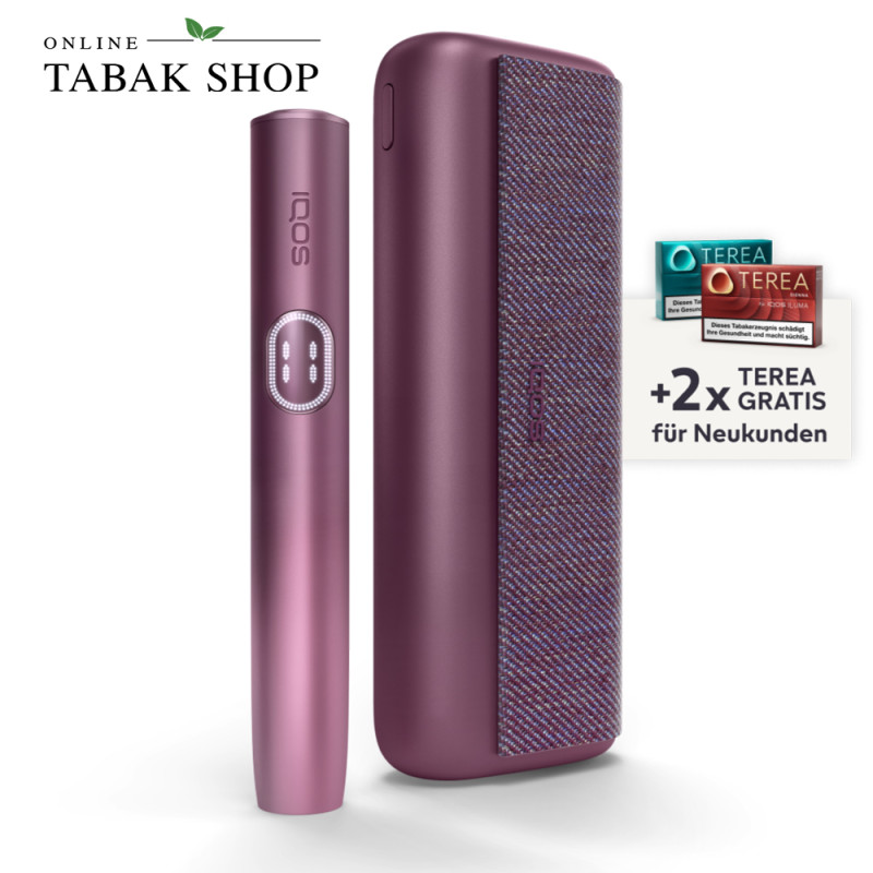 IQOS ILUMA i Prime Garnet Red + 40 TEREA Sticks nach Registrierung*