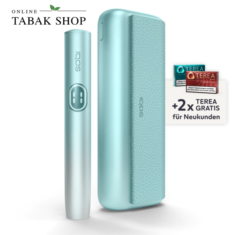 IQOS ILUMA i Prime Breeze Blue + 40 TEREA Sticks nach Registrierung*