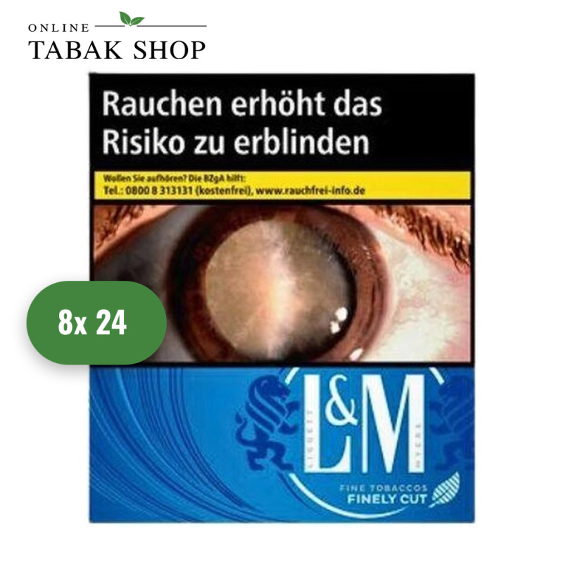 L&M Blue Label Zigaretten XL (8 x 24er)