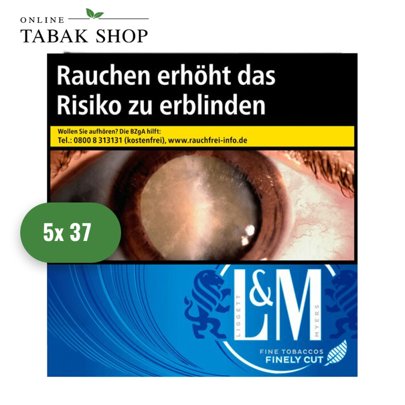 L&M Blue Label Zigaretten 4XL (5 x 37er)