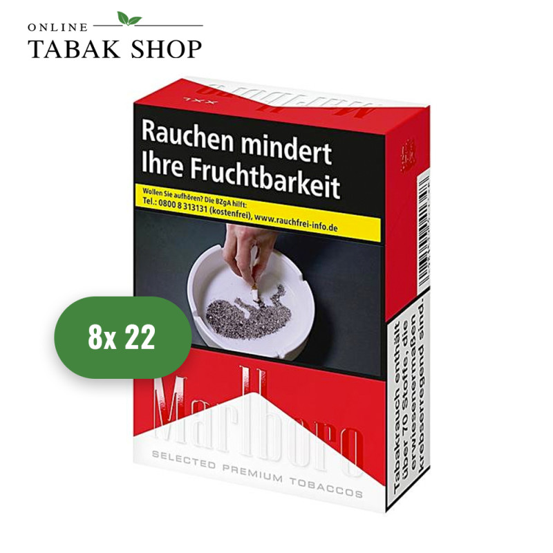 Marlboro Red XL Zigaretten (8 x 22er)
